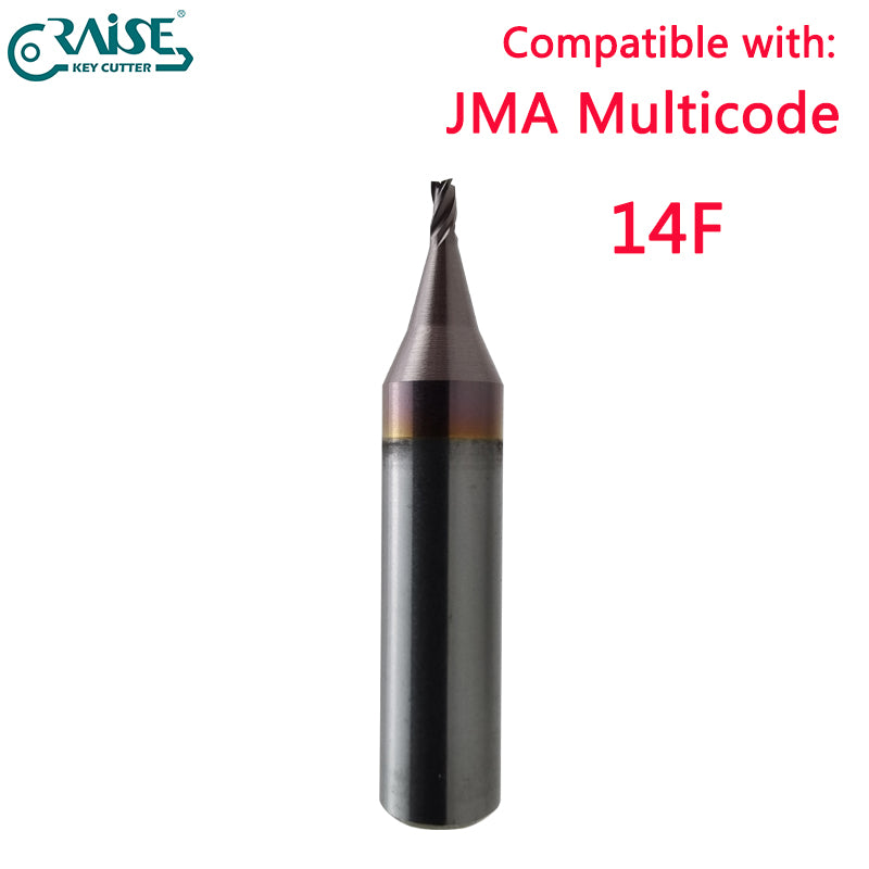 RAISE Milling Cutter 14F Compatible with JMA 14F JMA MULTICODE Key Cutting Machine