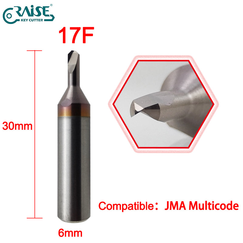 RAISE Milling Cutter 17F Compatible with JMA 17F JMA MULTICODE Key Cutting Machine