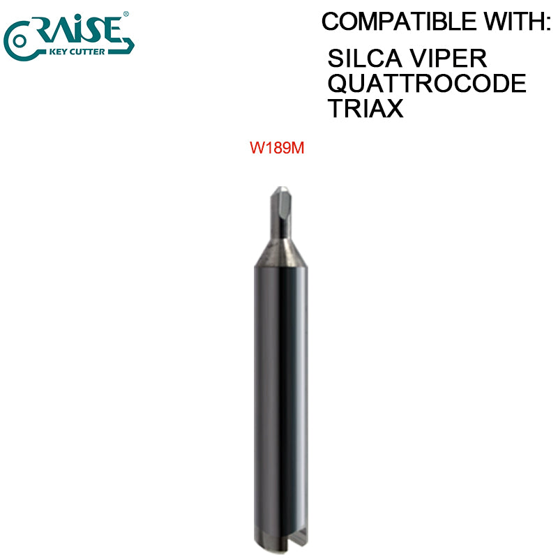 RAISE Milling Cutter W189M Compatible with SILCA W189 SILCA TRIAX QUATTRO QUATTROCODE Key Cutting Machine