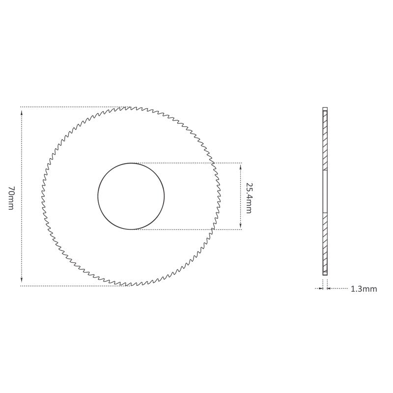 Milling Cutter 0020C.C 70x1.3x25.4 For Wenxing 100C 100D 100E 100F Key Duplicator