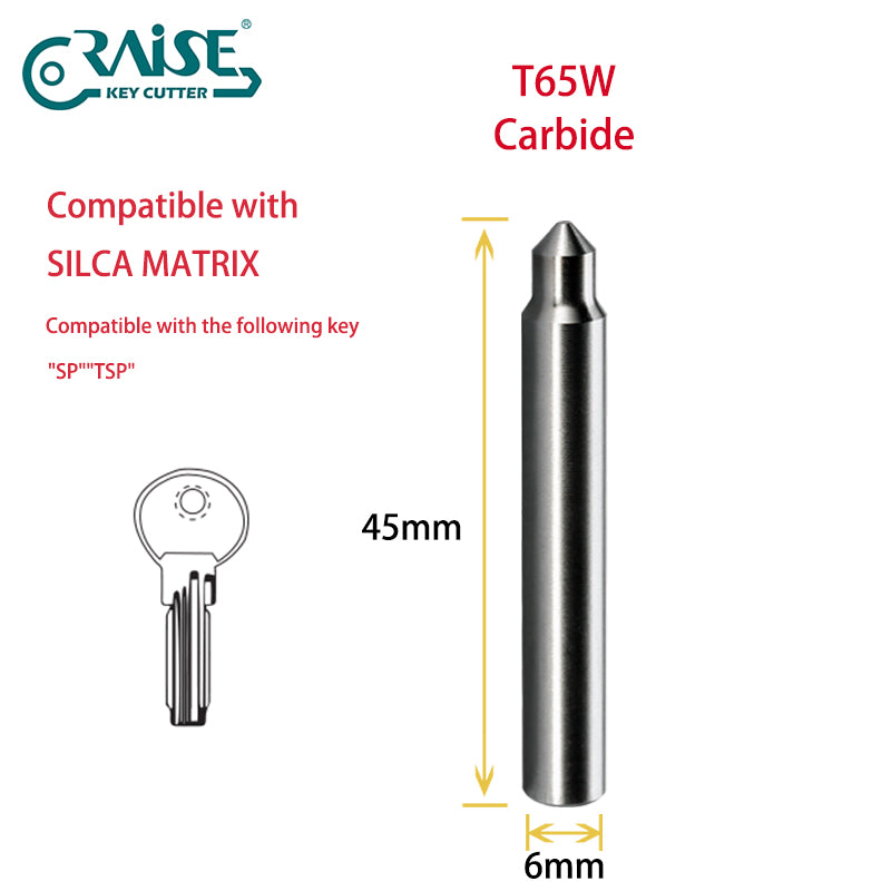 RAISE Cutter F65W T65W Compatible with SILCA F65 T65 SILCA MATRIX Key Cutting Machine
