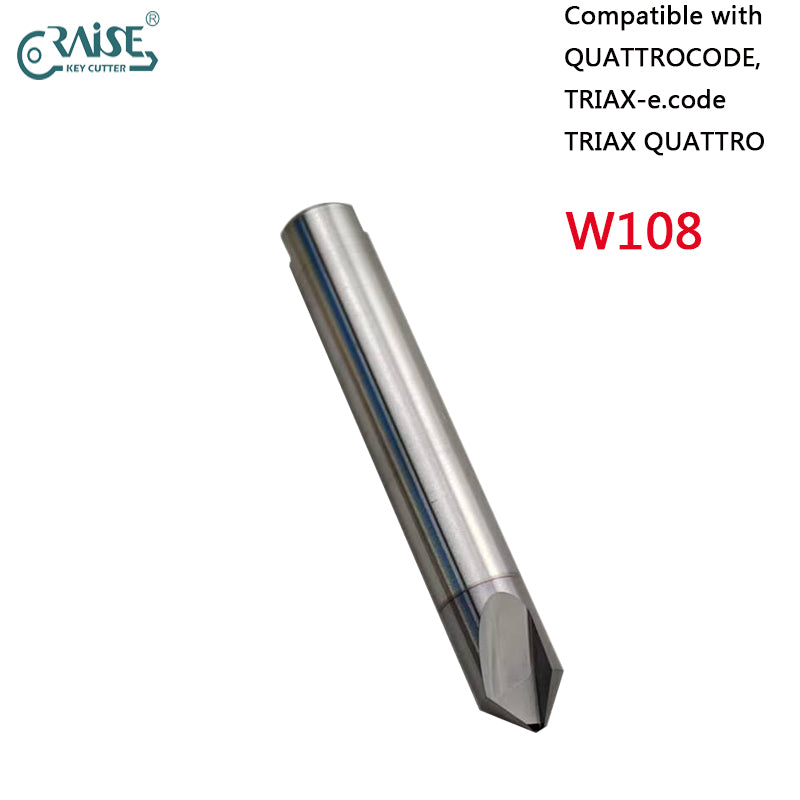 RAISE Milling Cutter W108M Compatible with SILCA W108 SILCA TRIAX QUATTRO TRIAX E.CODE Key Cutting Machine