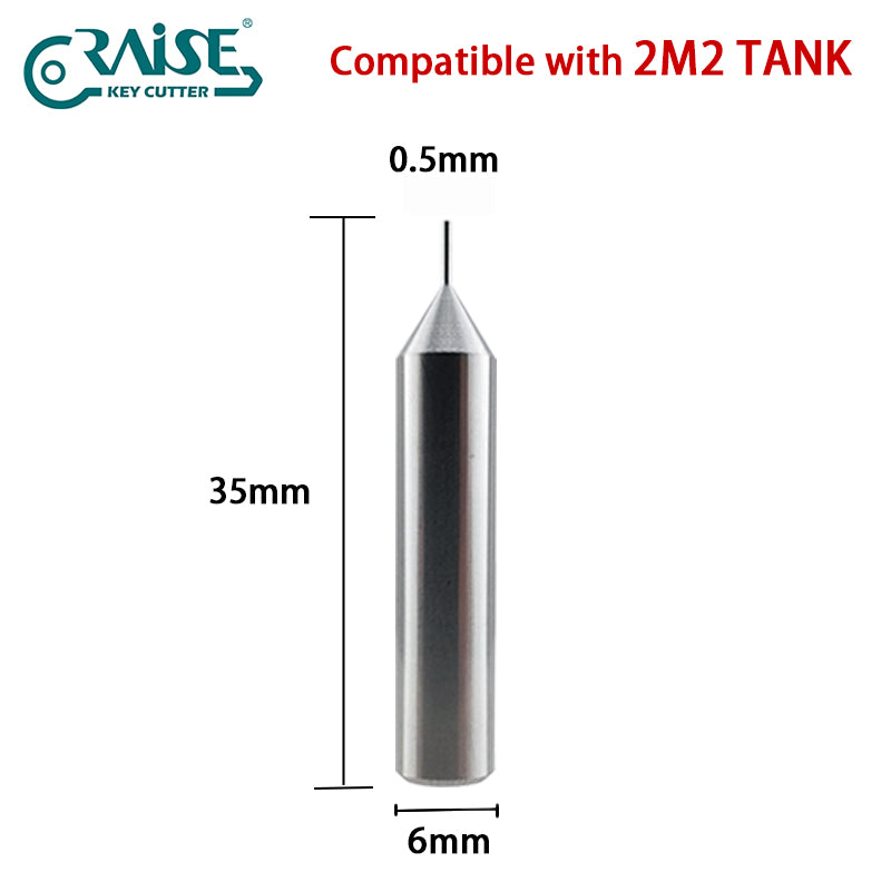 Milling Cutter 1.5mm 2.0mm 0.9mm U type W type M type V type Compatible with 2M2 Tank Automatic Key Cutting Machine