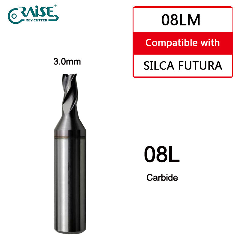 RAISE Cutter 08L 3.0mm Compatible with SILCA 08L SILCA FUTURA Key Cutting Machine
