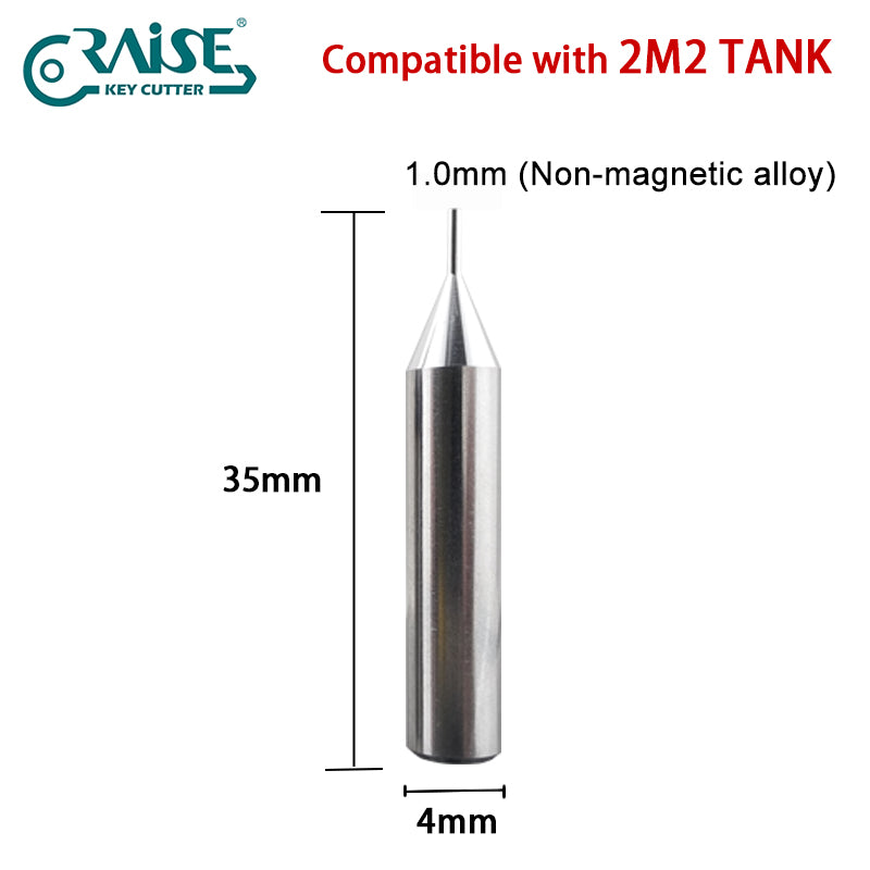 Milling Cutter 1.5mm 2.0mm 0.9mm U type W type M type V type Compatible with 2M2 Tank Automatic Key Cutting Machine