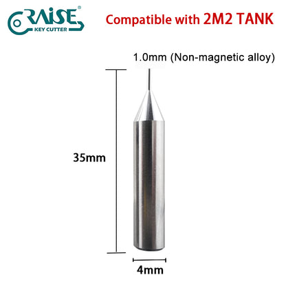 Milling Cutter 1.5mm 2.0mm 0.9mm U type W type M type V type Compatible with 2M2 Tank Automatic Key Cutting Machine