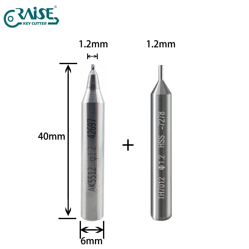 RAISE QINGHONG Welded Carbide Cutter For Vertical Key Cutting Machine WENXING DEFU