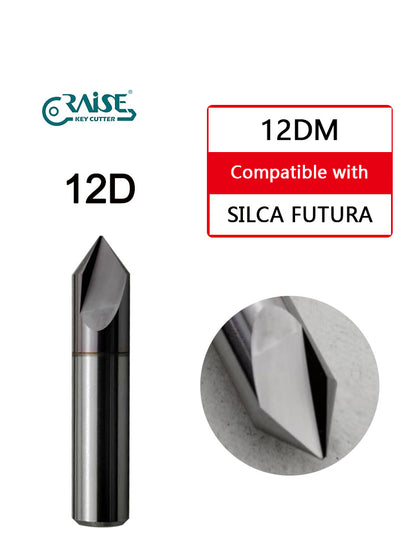 RAISE Cutter 12D Compatible with SILCA 12D SILCA FUTURA Key Cutting Machine