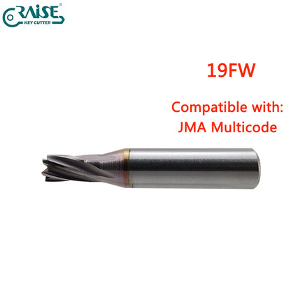 RAISE Milling Cutter 19F Compatible with JMA 19F JMA MULTICODE Key Cutting Machine