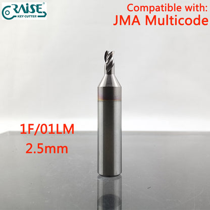 RAISE Milling Cutter 1F Compatible with JMA 1F JMA MULTICODE Key Cutting Machine