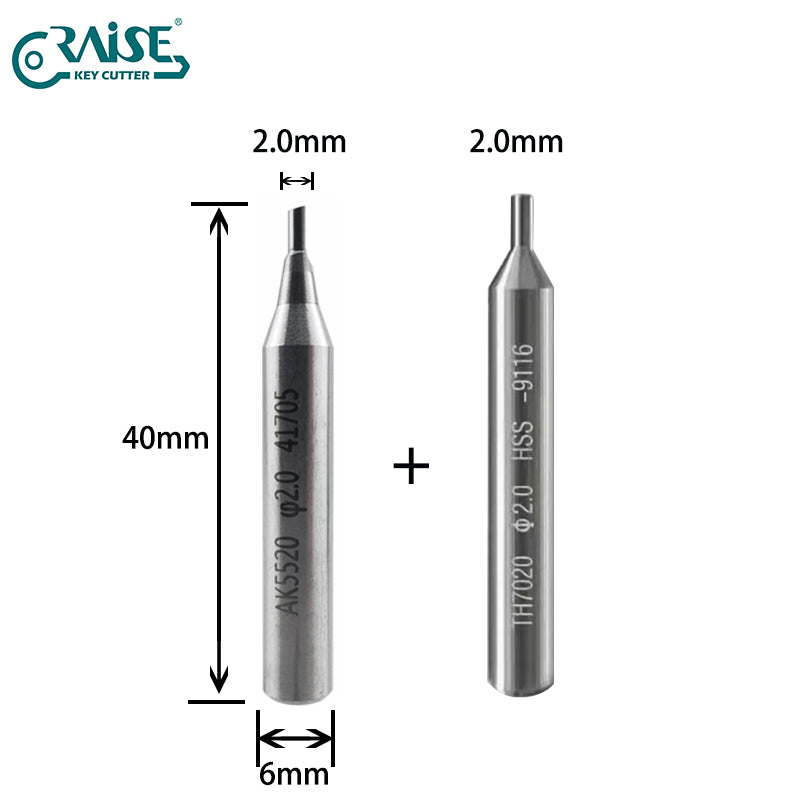 RAISE QINGHONG Welded Carbide Cutter For Vertical Key Cutting Machine WENXING DEFU