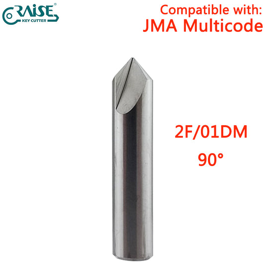 RAISE Milling Cutter 2F Compatible with JMA 2F JMA MULTICODE Key Cutting Machine