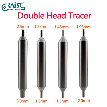 RAISE Double Head HSS Tracer Point For Vertical Key Cutting Machine WENXING DEFU Locksmith Tools