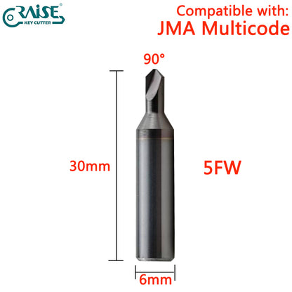 RAISE Milling Cutter 5F Compatible with JMA 5F JMA MULTICODE Key Cutting Machine