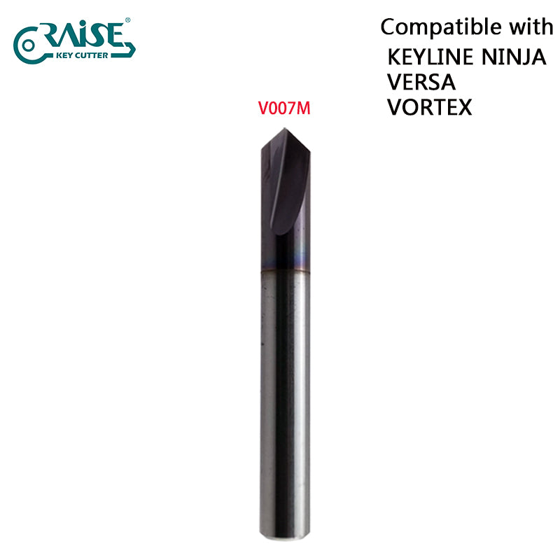 RAISE Milling Cutter V007 Compatible with KEYLINE V007 KEYLINE NINJA TOTAL NINJA VORTEX VERSA Key Duplicating Machine