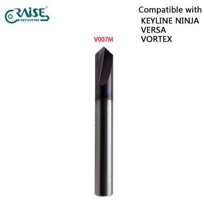 RAISE Milling Cutter V007 Compatible with KEYLINE V007 KEYLINE NINJA TOTAL NINJA VORTEX VERSA Key Duplicating Machine