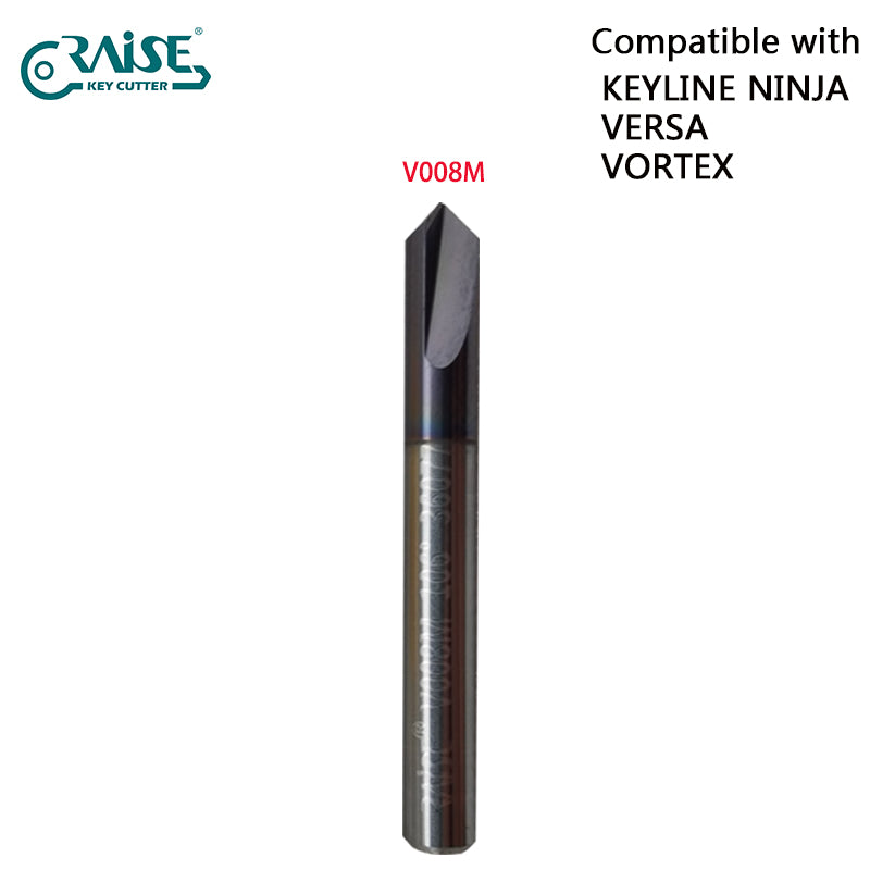RAISE Milling Cutter V008 Compatible with KEYLINE V008 KEYLINE NINJA TOTAL NINJA VORTEX VERSA Key Duplicating Machine