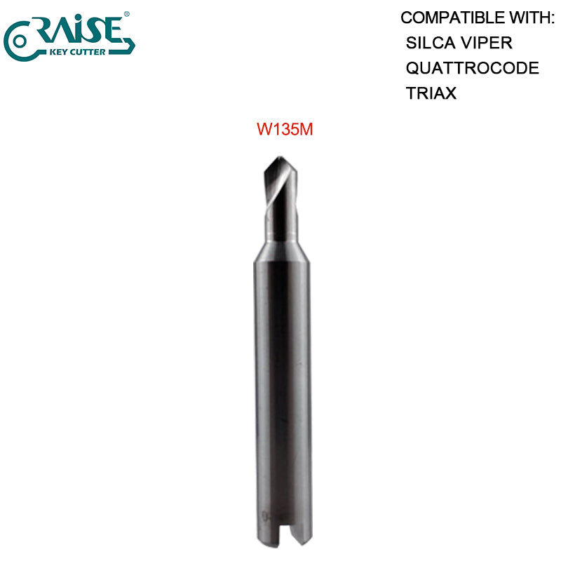 RAISE Milling Cutter W135M Compatible with SILCA W135 SILCA TRIAX QUATTRO QUATTROCODE Key Cutting Machine
