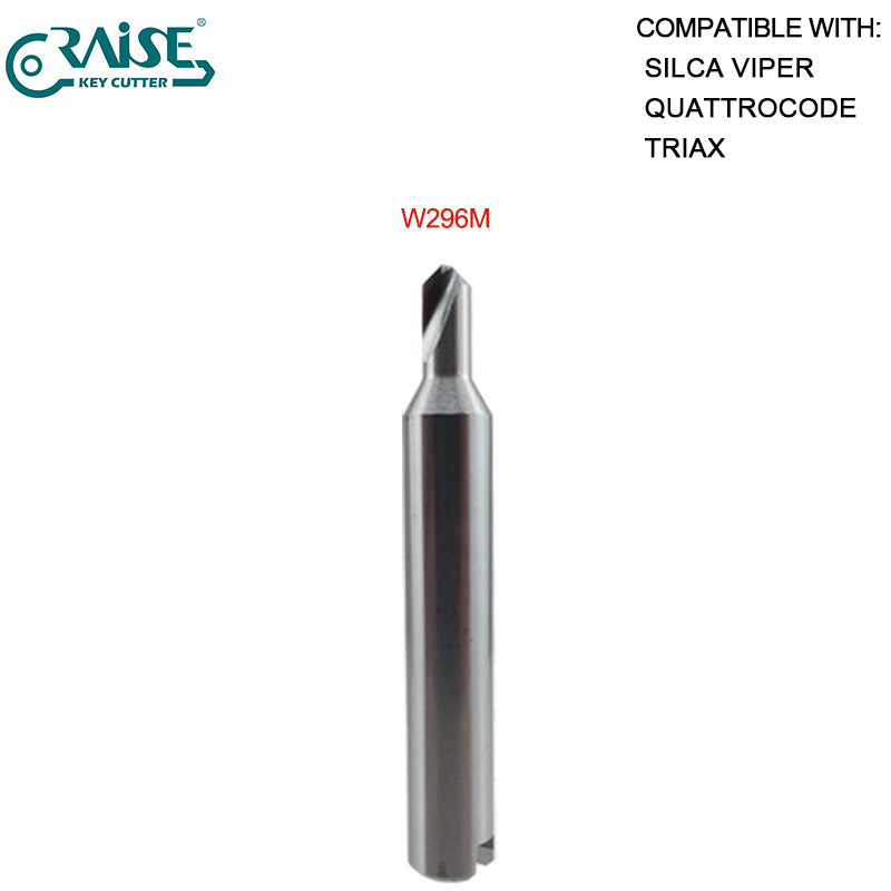 RAISE Milling Cutter W296M Compatible with SILCA W296 SILCA TRIAX QUATTRO QUATTROCODE Key Cutting Machine