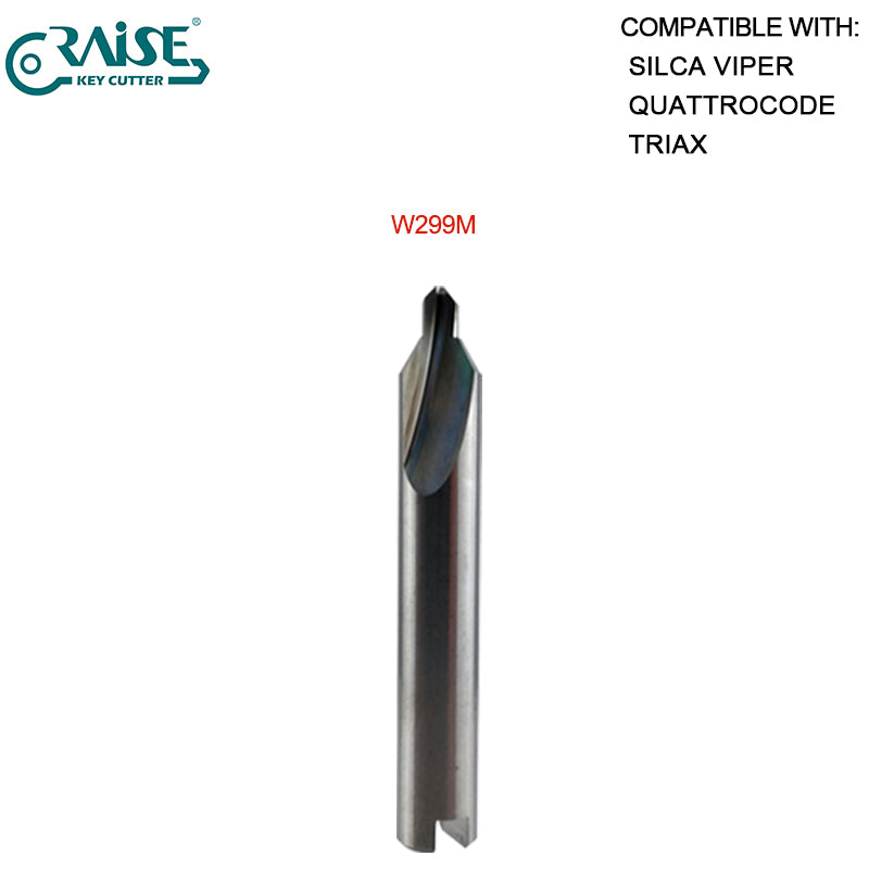 RAISE Milling Cutter W299M Compatible with SILCA W299 SILCA TRIAX QUATTRO QUATTROCODE Key Cutting Machine