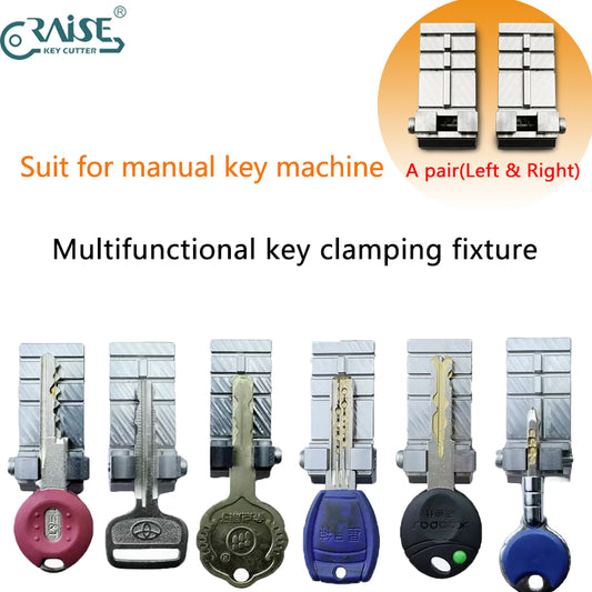 Multifunctional key clamping fixture jaw for manual Key Cutting Machine Accessories Locksmith Tools