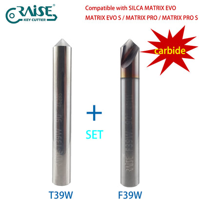 RAISE Milling Cutter F39W T39W Compatible With SILCA F39 T39 SILCA Matrix Key Duplicating Machine