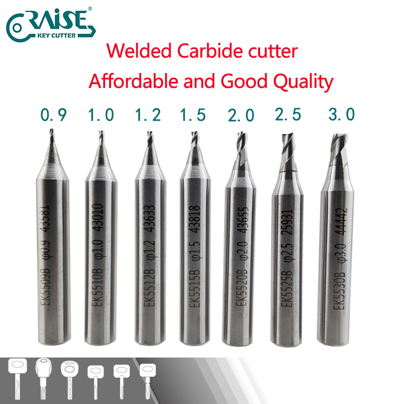 RAISE Welded Carbide LANGYA Cutter For Vertical Key Cutting Machine WENXING DEFU Locksmith Tools