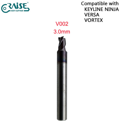 High Grade End Mills V003 V002 V012 V037 V020  V023 V031 V035 V043 V016 Compatible with SILCA NINJA VERSA VORTEX Key Cutting Machine