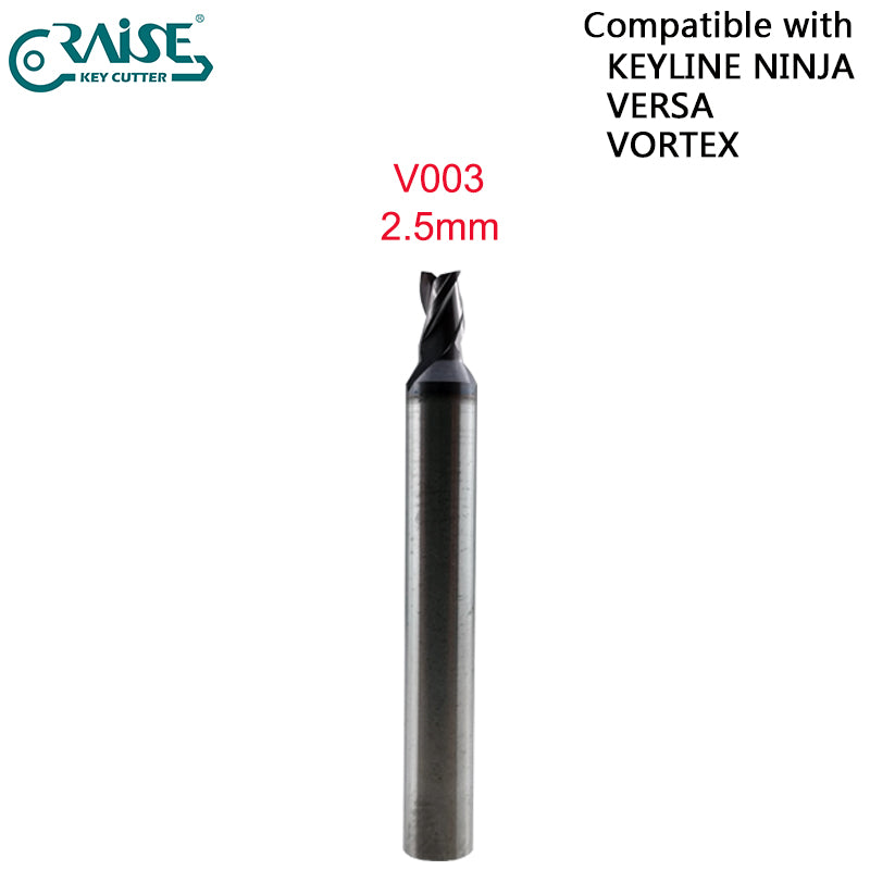 High Grade End Mills V003 V002 V012 V037 V020  V023 V031 V035 V043 V016 Compatible with SILCA NINJA VERSA VORTEX Key Cutting Machine
