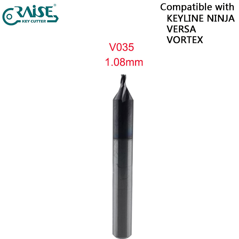High Grade End Mills V003 V002 V012 V037 V020  V023 V031 V035 V043 V016 Compatible with SILCA NINJA VERSA VORTEX Key Cutting Machine