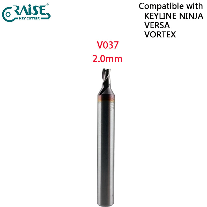 High Grade End Mills V003 V002 V012 V037 V020  V023 V031 V035 V043 V016 Compatible with SILCA NINJA VERSA VORTEX Key Cutting Machine