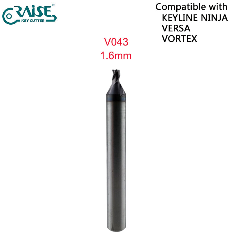 High Grade End Mills V003 V002 V012 V037 V020  V023 V031 V035 V043 V016 Compatible with SILCA NINJA VERSA VORTEX Key Cutting Machine