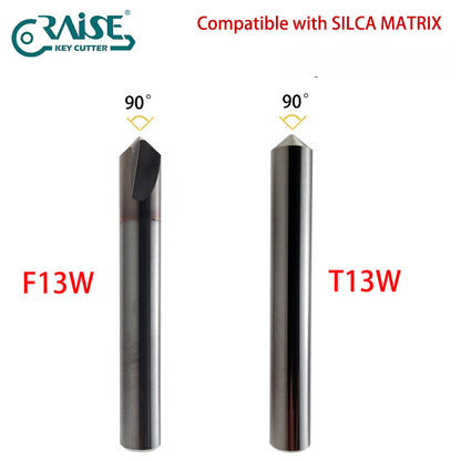 RAISE Cutter F13W T13W compatible with SILCA MATRIX Key Cutting Machine