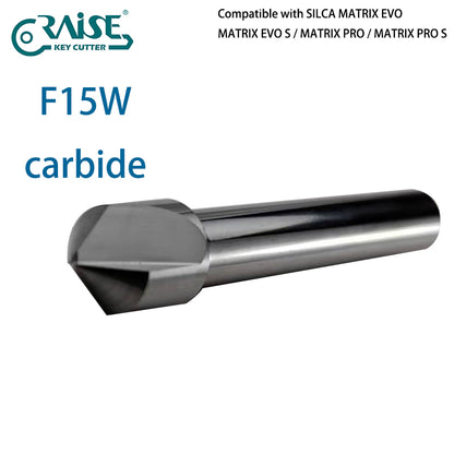 RAISE Carbide Cutter F15W T15W Compatible with SILCA Matrix Key Cutting Machines