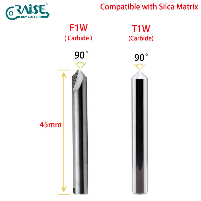 RAISE Cutter F1W T1W Compatible with SILCA F1 T1 SILCA MATRIX Key Cutting Machine
