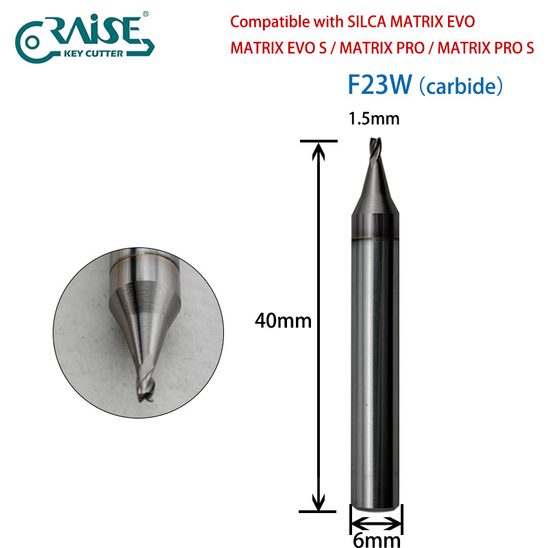 RAISE F23W T23W Compatible with SILCA F23 T23 SILCA  MATRIX Key Cutting Machine