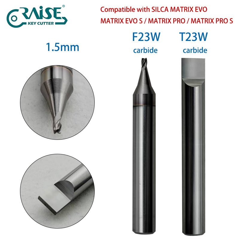 RAISE F23W T23W Compatible with SILCA F23 T23 SILCA  MATRIX Key Cutting Machine