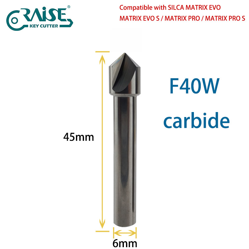 RAISE Cutter F40W T40W compatible with SILCA MATRIX Key Cutting Machine