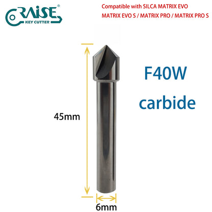 RAISE Cutter F40W T40W compatible with SILCA MATRIX Key Cutting Machine