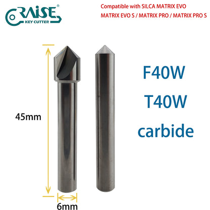 RAISE Cutter F40W T40W compatible with SILCA MATRIX Key Cutting Machine