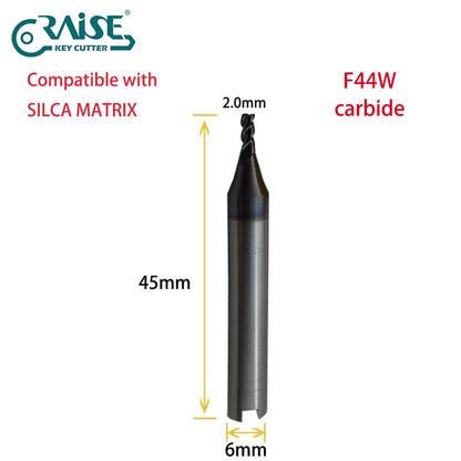 RAISE Carbide Cutter F44W T44W Compatible with SILCA Matrix Key Cutting Machines