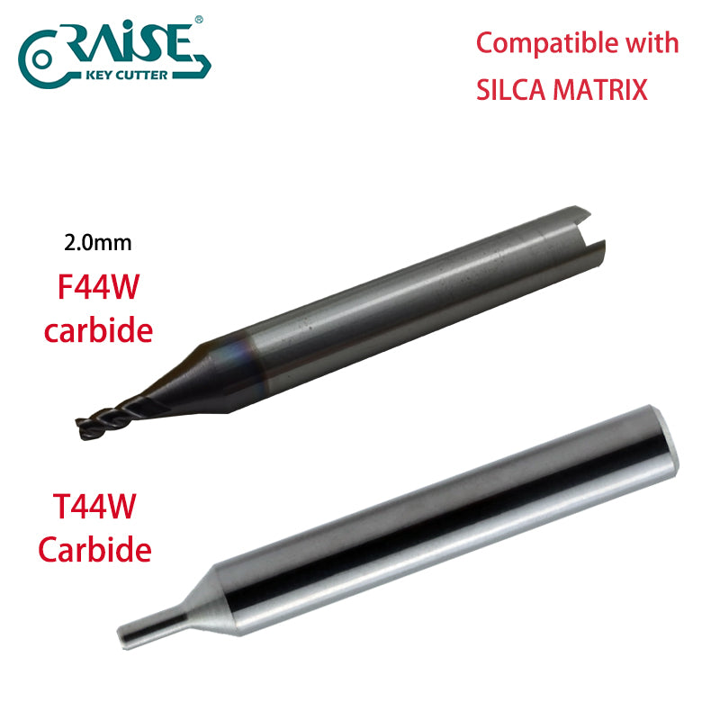 RAISE Carbide Cutter F44W T44W Compatible with SILCA Matrix Key Cutting Machines