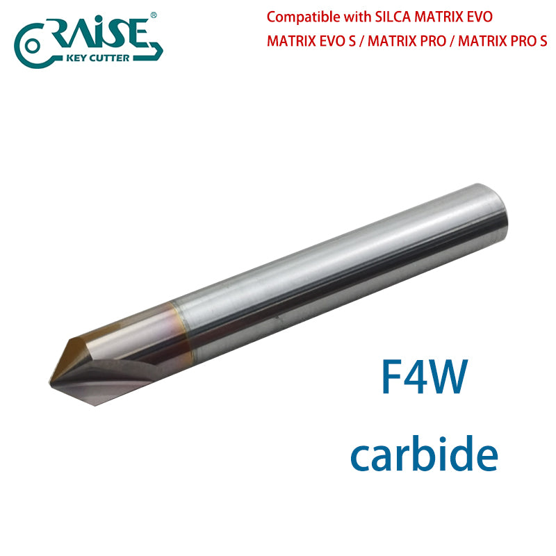 RAISE Carbide Cutter F4W T4W Compatible with SILCA F4 T4 SILCA MATRIX Key Cutting Machine