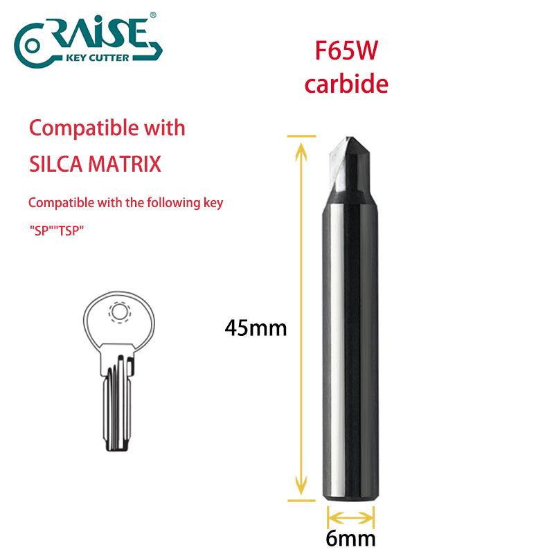 RAISE Cutter F65W T65W Compatible with SILCA F65 T65 SILCA MATRIX Key Cutting Machine