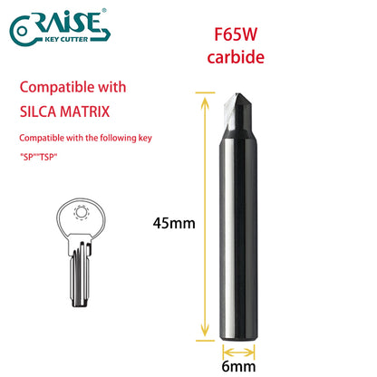 RAISE Cutter F65W T65W Compatible with SILCA F65 T65 SILCA MATRIX Key Cutting Machine