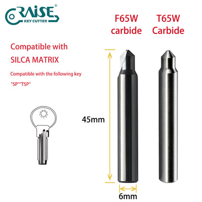 RAISE Cutter F65W T65W Compatible with SILCA F65 T65 SILCA MATRIX Key Cutting Machine