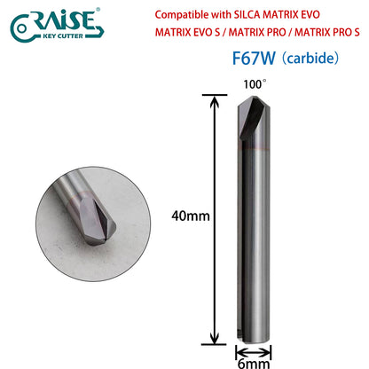 RAISE F67W T67W compatible with SILCA F67 T67 SILCA MATRIX Key Cutting Machine