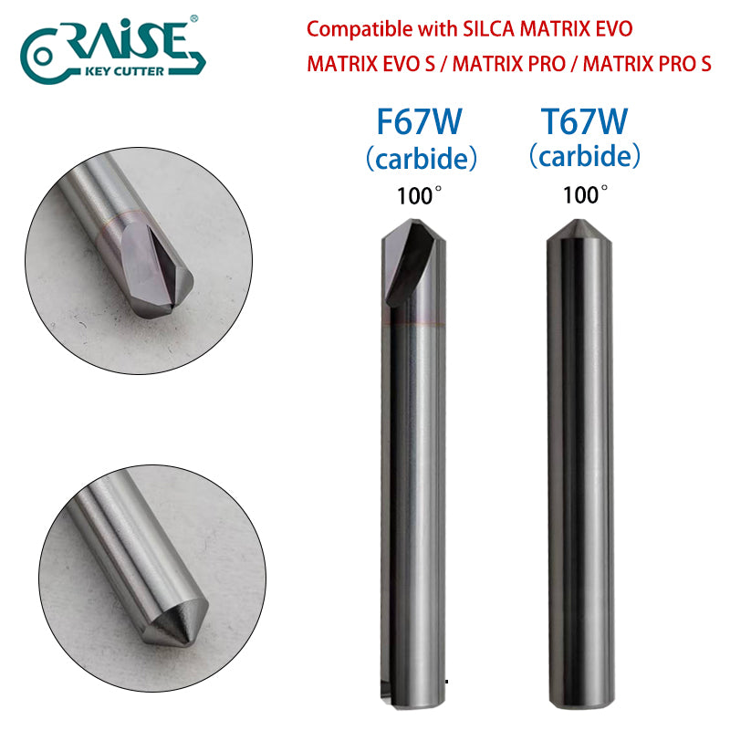 RAISE F67W T67W compatible with SILCA F67 T67 SILCA MATRIX Key Cutting Machine