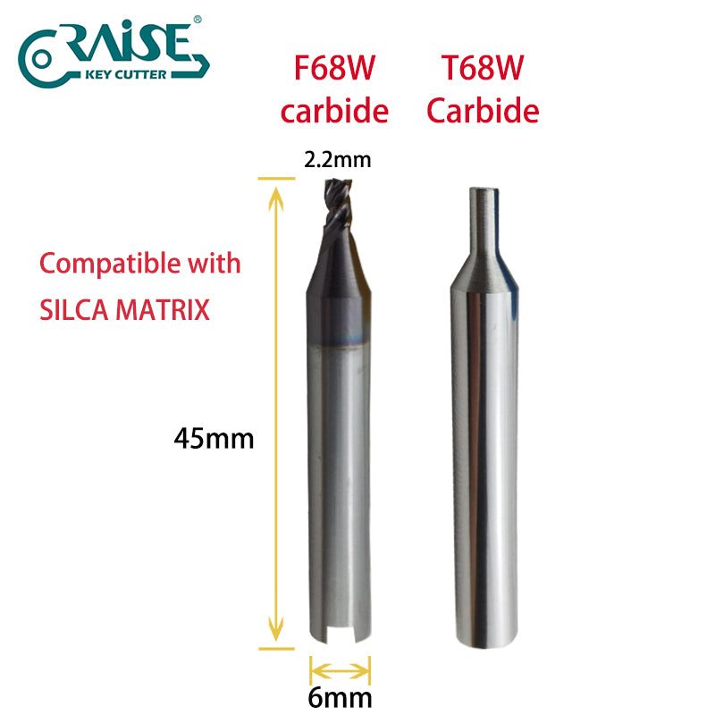 RAISE Cutter F68W T68W Compatible with SILCA F68 T68 Key Cutting Machine