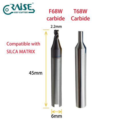 RAISE Cutter F68W T68W Compatible with SILCA F68 T68 Key Cutting Machine